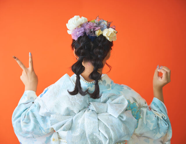 母の振袖（ママ振）を今っぽく見せる写真の撮り方｜幸田町・岡崎・蒲郡・西尾からも来店多数