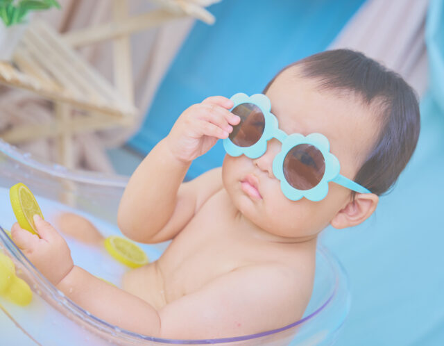 1歳記念にぴったり！ミルクバスフォトで“かわいさ爆発”の思い出を残そう｜幸田町の写真スタジオ