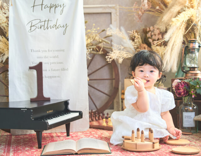 「ちゃんと撮れてよかった」と思える、はじめてのバースデーフォト｜幸田町・岡崎・蒲郡・西尾からも来店多数